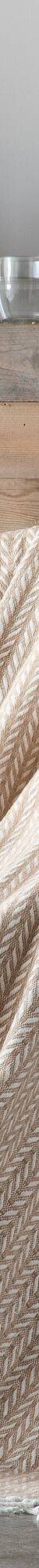 Plaid chevrons bicolores (beige / blanc) Plaid chevrons bicolores (beige / blanc)